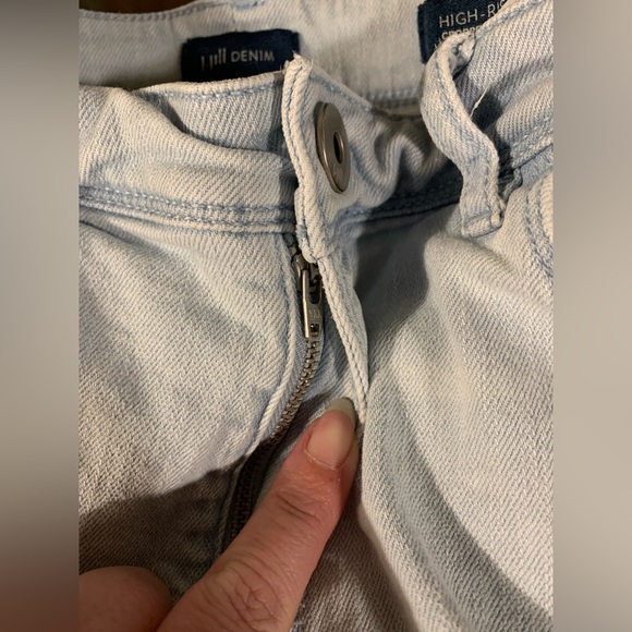 J. Jill denim high rise cropped light wash women’s size 8 - Picture 4 of 7